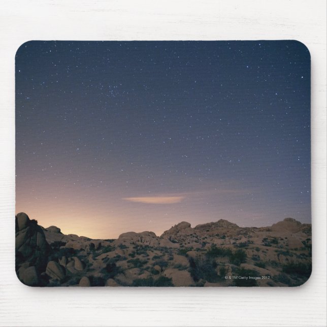 Mousepad Estrelas no céu sobre o deserto 4 (Frente)