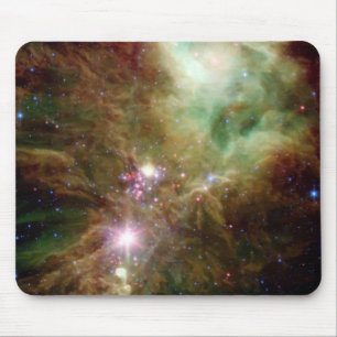 Mousepad Estrelas recém-nascidas no conjunto da árvore de
