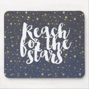 Mousepad Estrelas Sparkling do ouro