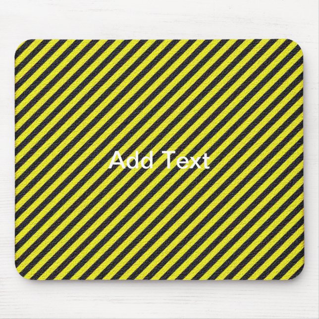 Mousepad Estrias Diagonais Minúsculas e Amarelas (Frente)