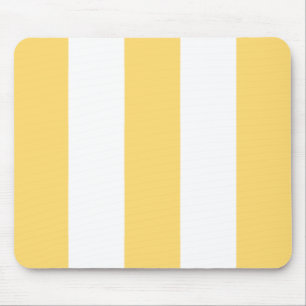 Mousepad Estrias Verticais Amarelas E Brancas