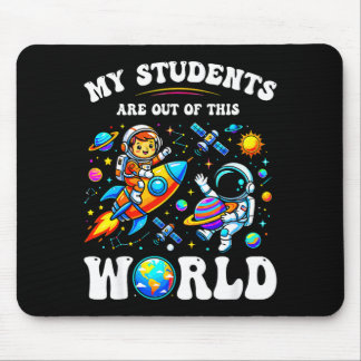 Mousepad Estudantes são uma escola espacial fora deste mund