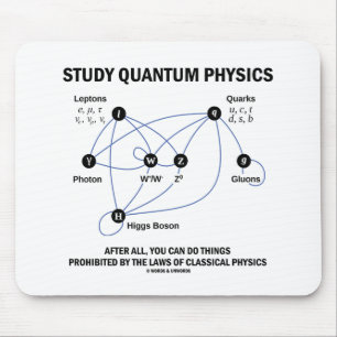 Mousepad Estude Física Quântica Depois De Tudo Que Você Pod