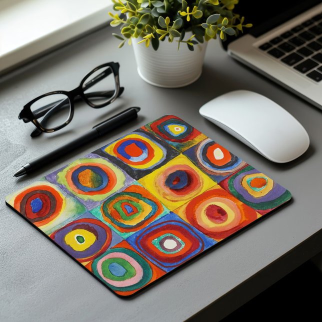 Mousepad Estudo de cor | Wassily Kandinsky (Criador carregado)