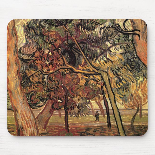 Mousepad Estudo de Pine Trees por Vincent van Gogh (Frente)