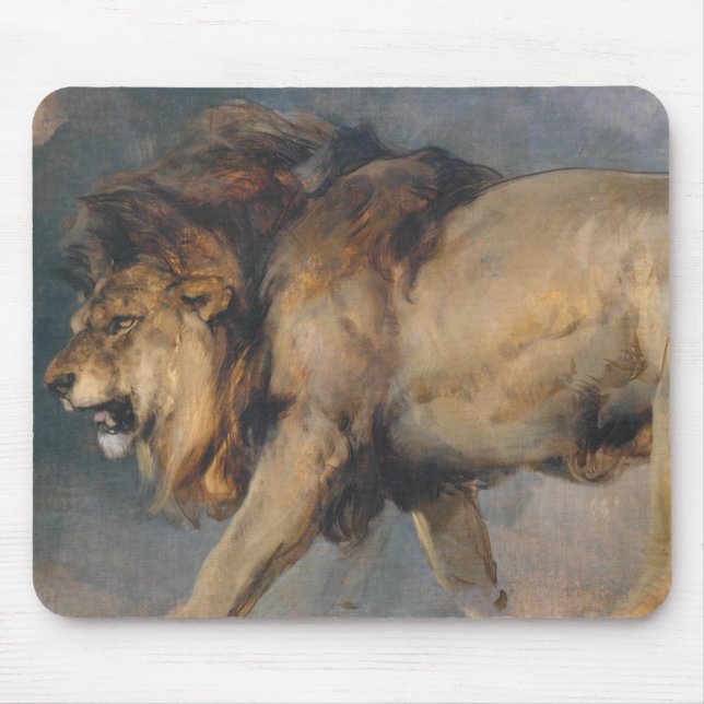 Mousepad Estudo de um Leão (por Edwin Henry Landseer) (Frente)