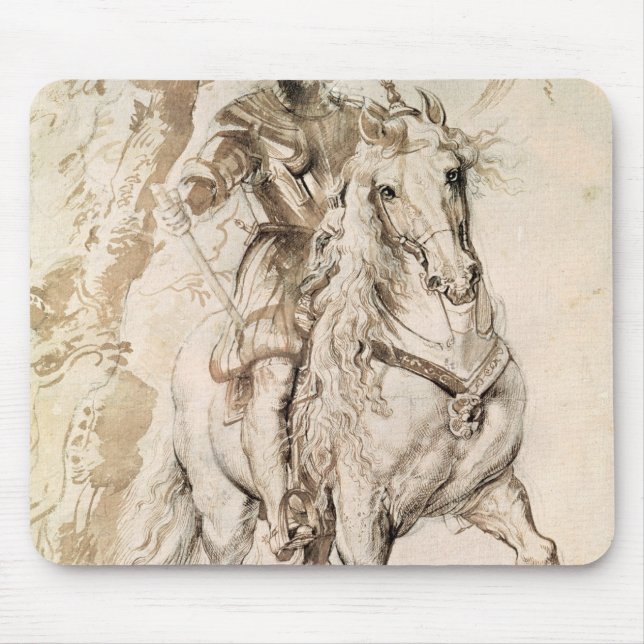 Mousepad Estudo para um retrato equestre (Frente)