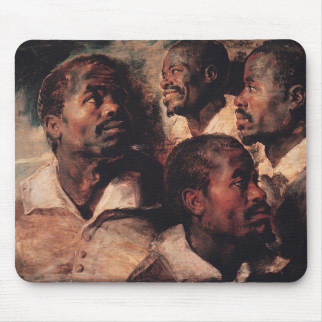 Mousepad Estudos da cabeça de um negro (Frente)
