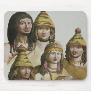 Mousepad Estudos dos americanos nativos (litho da cor)