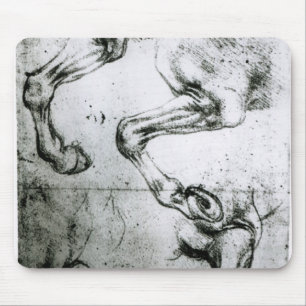 Mousepad Estudos dos pés dos cavalos