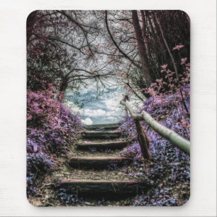 Mousepad Etapas da floresta da fantasia