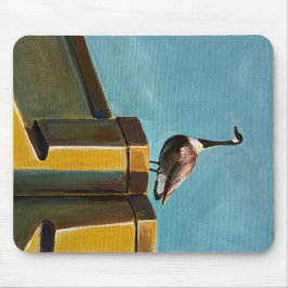 Mousepad Etiqueta de Bagagem do Ganso Brutalista
