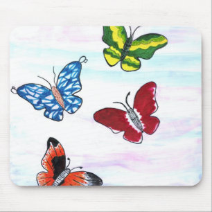 Mousepad "Etiqueta de Borboleta"