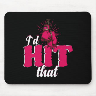 Mousepad Eu Acertaria Esse Presente Engraçado de Boxe Para