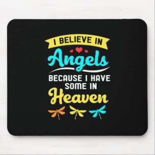 Mousepad Eu Acredito Em Anjos E Dragas