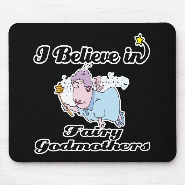 Mousepad eu acredito em fadas madrinhas (Frente)