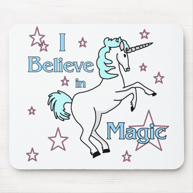 Mousepad Eu Acredito Em Magia (Frente)