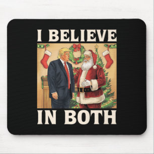 Mousepad Eu Acredito Em Tremor E Papais noeis Engraçados Pr