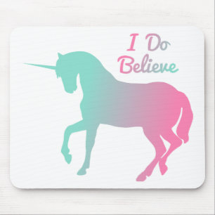 Mousepad Eu Acredito Em Unicórnios