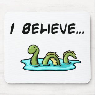 Mousepad Eu acredito no monstro de Loch Ness