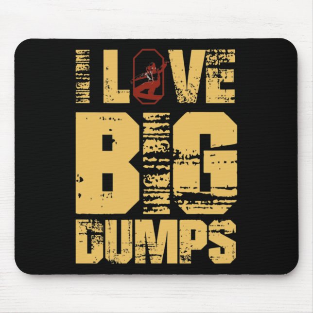 Mousepad Eu Adoro Bid Burg Snowboard (Frente)