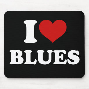 Mousepad Eu adoro Blues