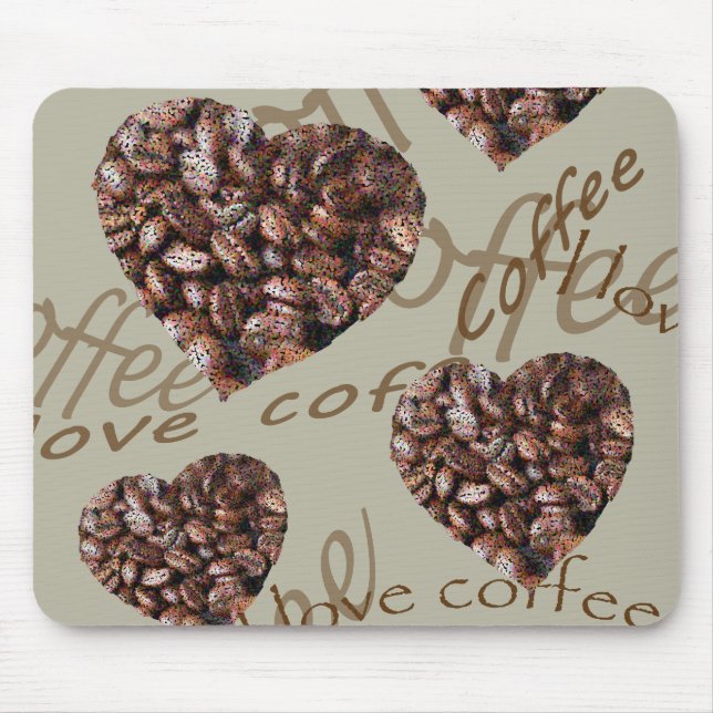Mousepad Eu Adoro Café! (Frente)