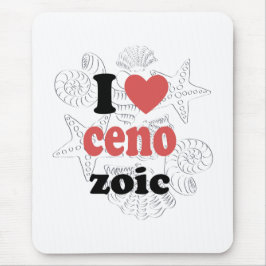 Mousepad Eu adoro cenozoico, citação engraçada para cientis