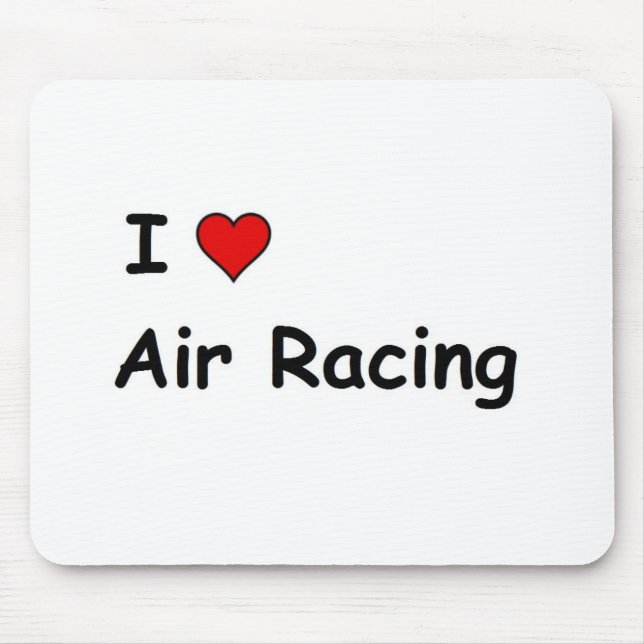 Mousepad Eu Adoro Corrida de Ar (Frente)