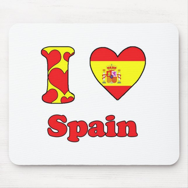 Mousepad Eu adoro Espanha (Frente)