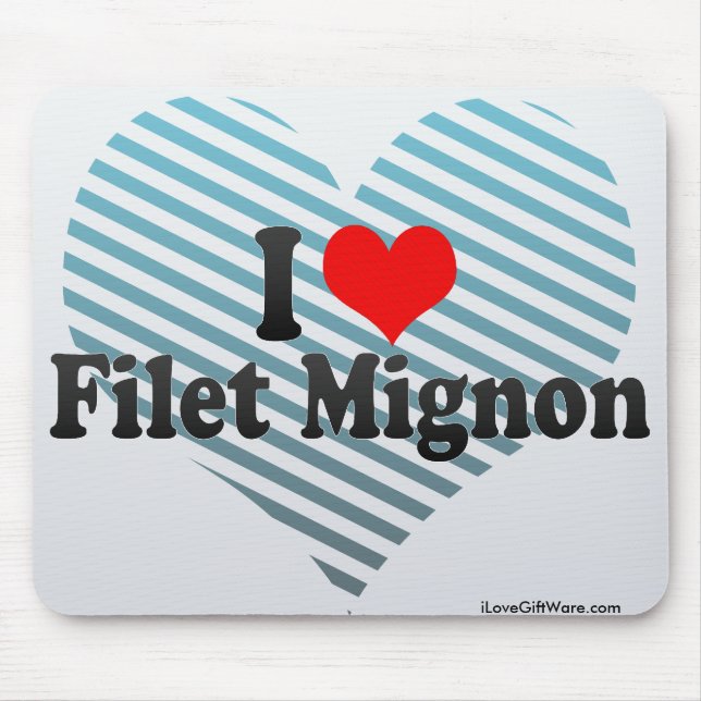 Mousepad Eu Adoro Filet Mignon (Frente)