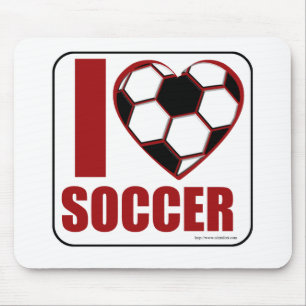 Mousepad Eu adoro futebol!