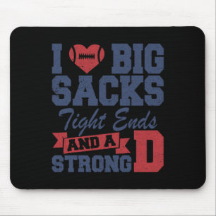 Mousepad Eu Adoro Grandes Sacks E Um Forte E Engraçado
