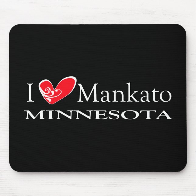 Mousepad Eu Adoro Mankato Minnesota (Frente)