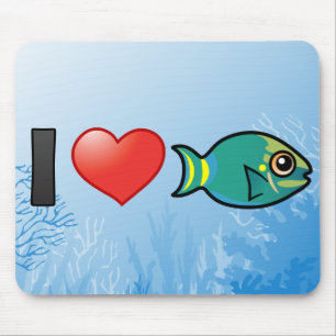 Mousepad Eu Adoro Parrotfish