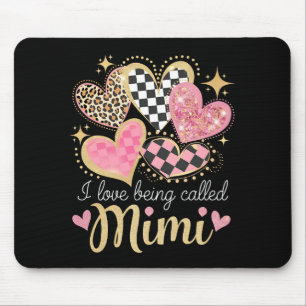 Mousepad Eu Adoro Ser Chamado Mimi Vovó Mamãe no Dia das Mã