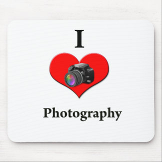 Mousepad Eu amo a fotografia
