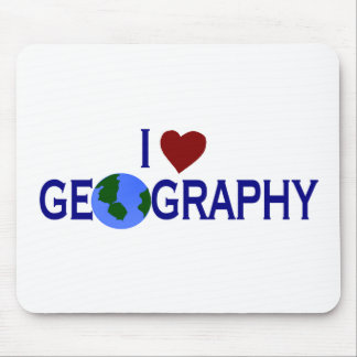 Mousepad Eu amo a geografia