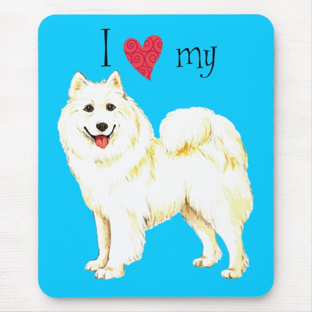 Mousepad Eu Amo a minha Samoia (Frente)