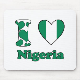 Mousepad Eu amo a Nigéria