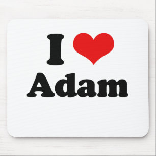 Mousepad Eu amo Adam
