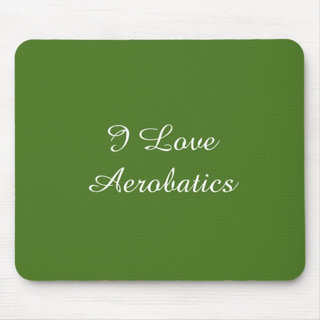 Mousepad Eu Amo Aerobática (Frente)