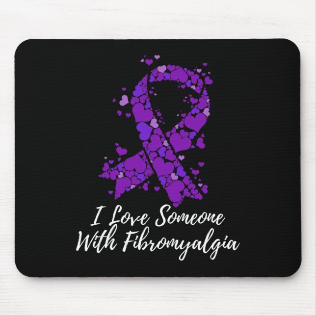 Mousepad Eu Amo Alguém Com Conhecimento De Fibromialgia (Frente)