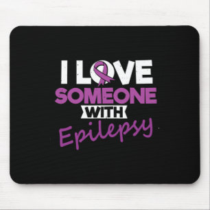 Mousepad Eu Amo Alguém Com Dia De Epilepsia Guerreiro De Cr