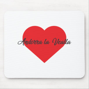 Mousepad Eu amo Andorra la Vealla - Andorra