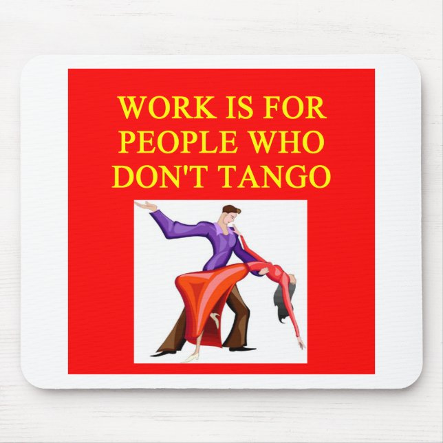 Mousepad eu amo ao tango (Frente)