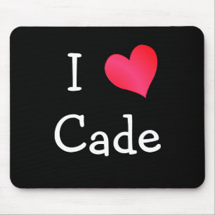 Mousepad Eu amo Cade