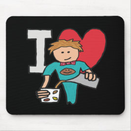 Mousepad Eu Amo Café