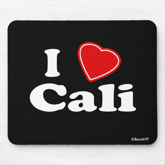 Mousepad Eu amo Cali (Frente)