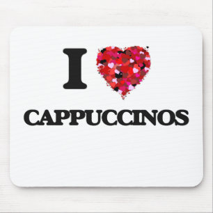 Mousepad Eu amo Cappuccinos